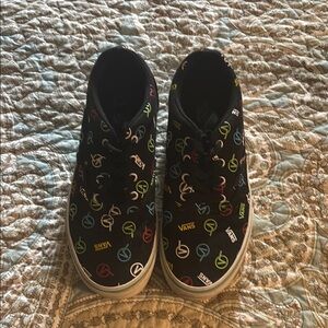 Vans Black High-Top Sneakers with Classic Skate Style